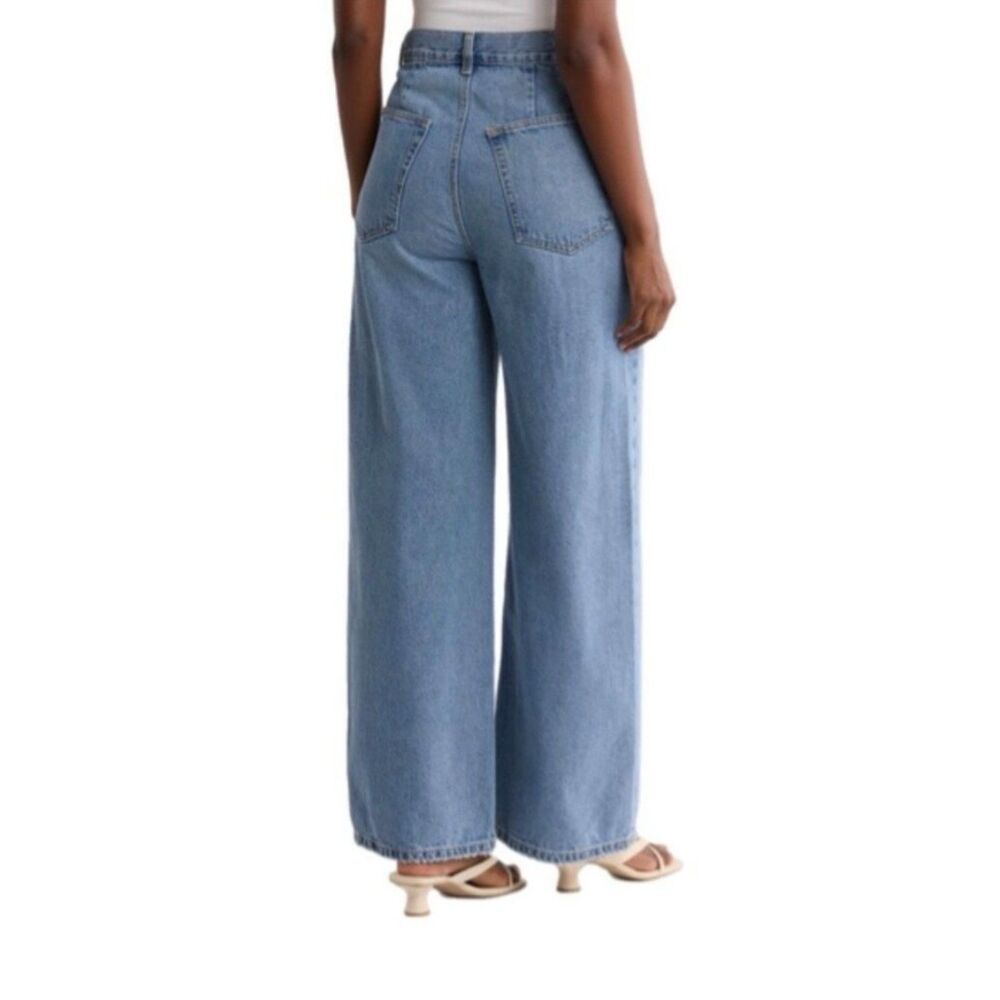 NWT Anthropologie Etica “Marley” high rise wide\baggy jeans Size 32, -Plus Size